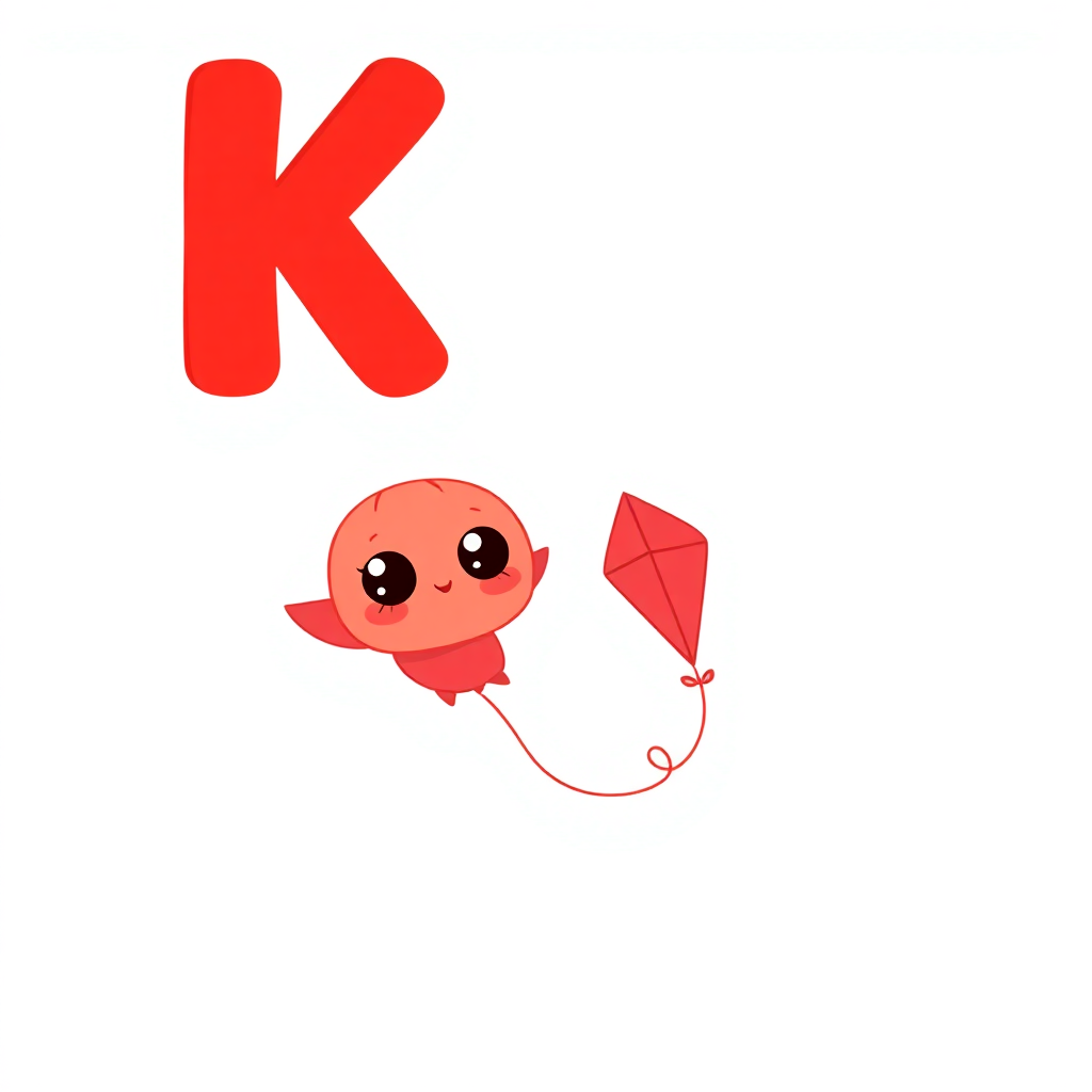Kite starting with letter K