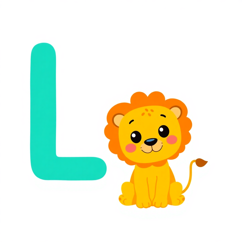 Lion starting with letter L
